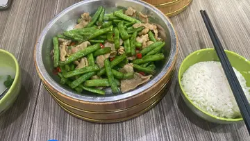 四季豆炒肉片
