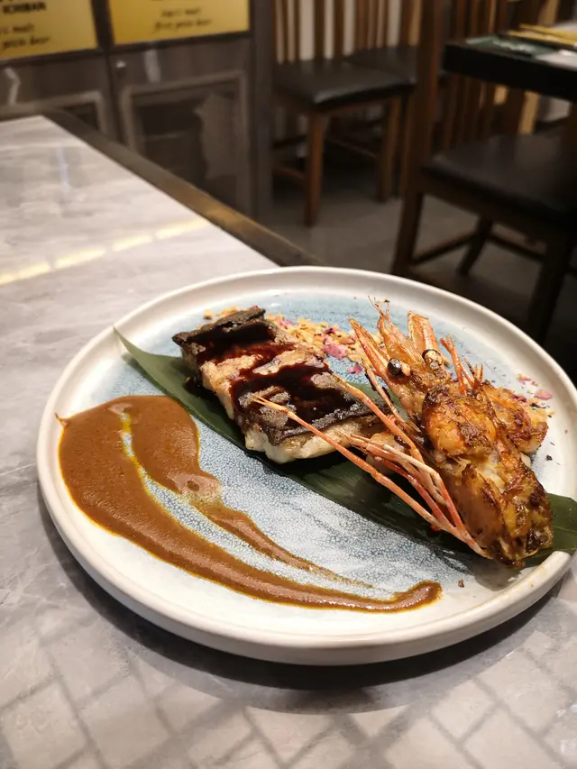 虎蝦+燒白鰻魚