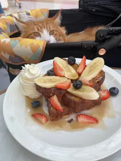 #香港美食 

法式吐司
好驚喜係用丹麥酥嚟整
個包索晒啲蛋汁 好香蛋味
個邊邊仲有丹麥酥嗰種牛油味