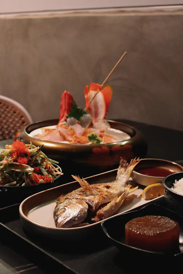 鹽燒海黃腳立魚定食