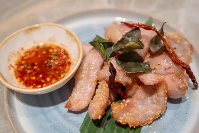 香脆芝麻豬頸肉