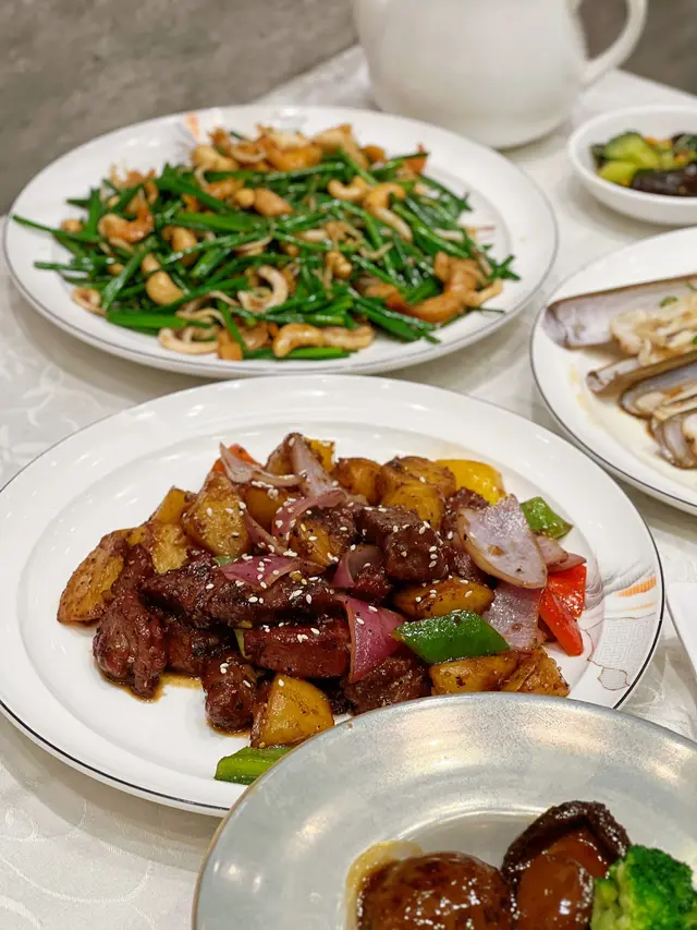 蜜椒薯角牛柳粒