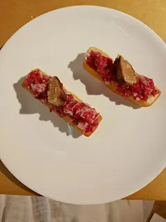 A5和牛鵝肝他他