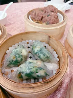 鮮蝦菜苗餃