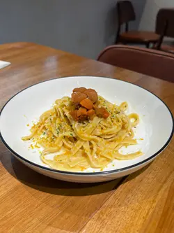 手工意粉都出色 ，海胆新鲜👍🏼 入口即溶
Handmade pasta is must try food