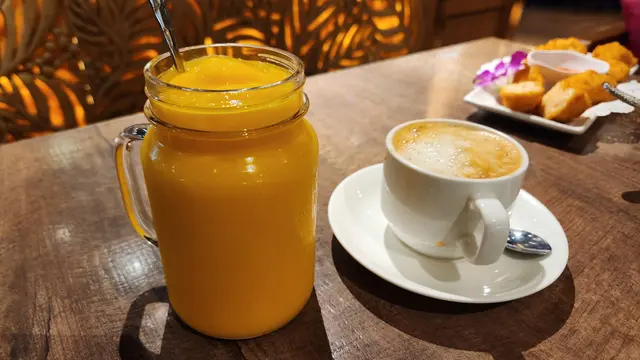 芒果沙冰，泰式奶茶