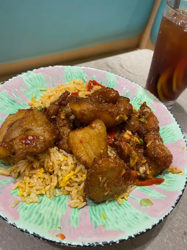 椒鹽豬扒飯