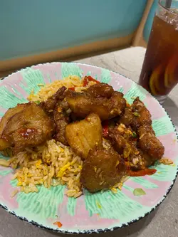 椒鹽豬扒飯