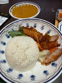 咖喱猪颈肉饭