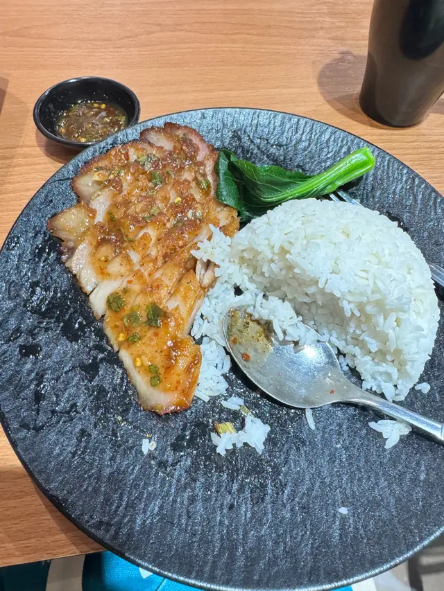 豬頸肉飯