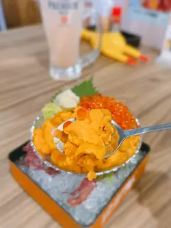 三文魚籽海膽杯