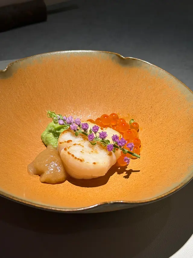 Pan Seared Scallop, Ponzu Beurre Blanc, Scallop Sauce