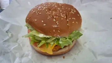 香酥脆皮雞漢堡包