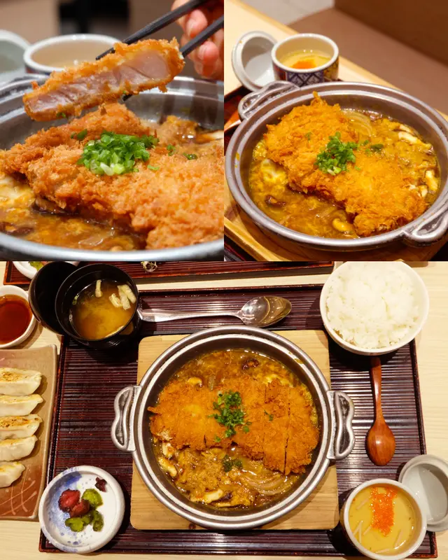 吉列豬扒滑蛋鍋定食