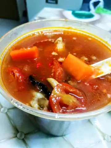 番茄薯仔牛腩牛丸汤饭(外卖)