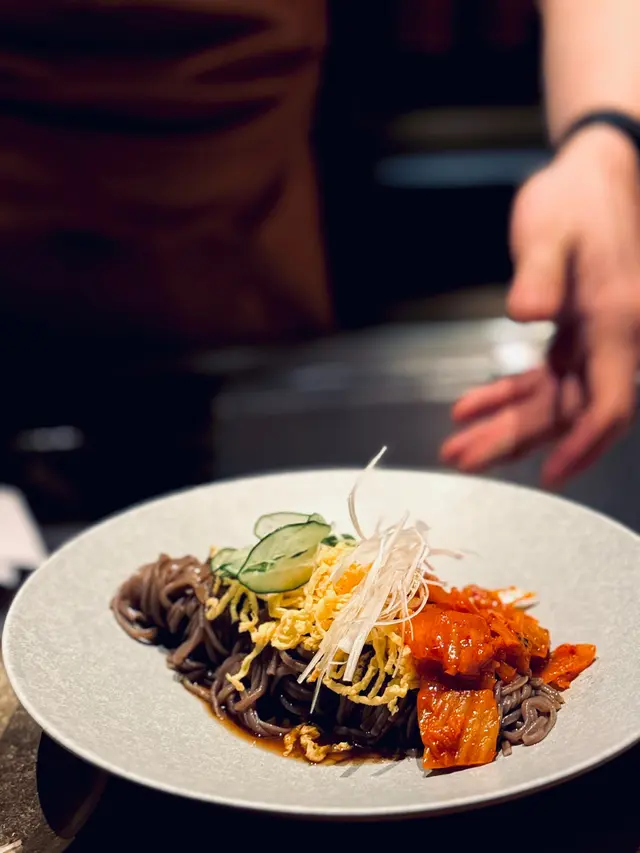 Bibim buckwheat noodle 蕎麥拌麵