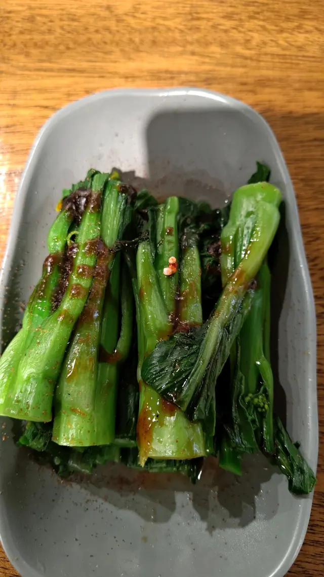 發泡膠蠔油菜心