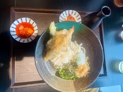 竹轮天妇罗浇汁自家制冷乌冬