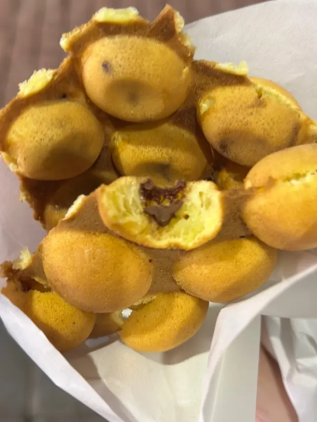 朱古力味雞蛋仔