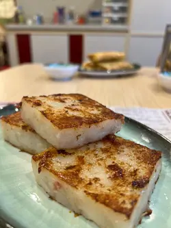 香煎萝卜糕