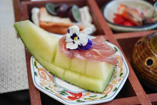 巴馬火腿配日本靜岡蜜瓜