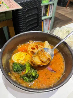 牛油帆立貝湯咖喱