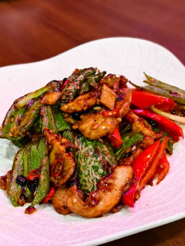 虎皮椒炒三層肉

