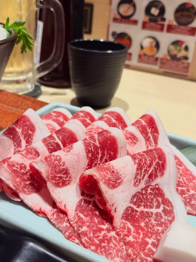 日本黑毛和牛牛板腱壽喜燒套餐