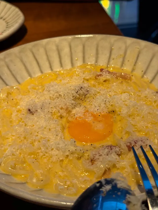 卡邦尼雞湯烏冬