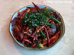 油淋雲南黃牛乾巴