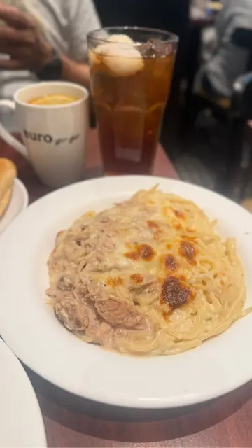 芝士吞拿鱼意粉餐