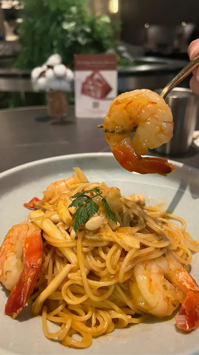 龍蝦汁鳳尾蝦意大利粉