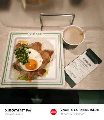 葱油猪排煎蛋饭
