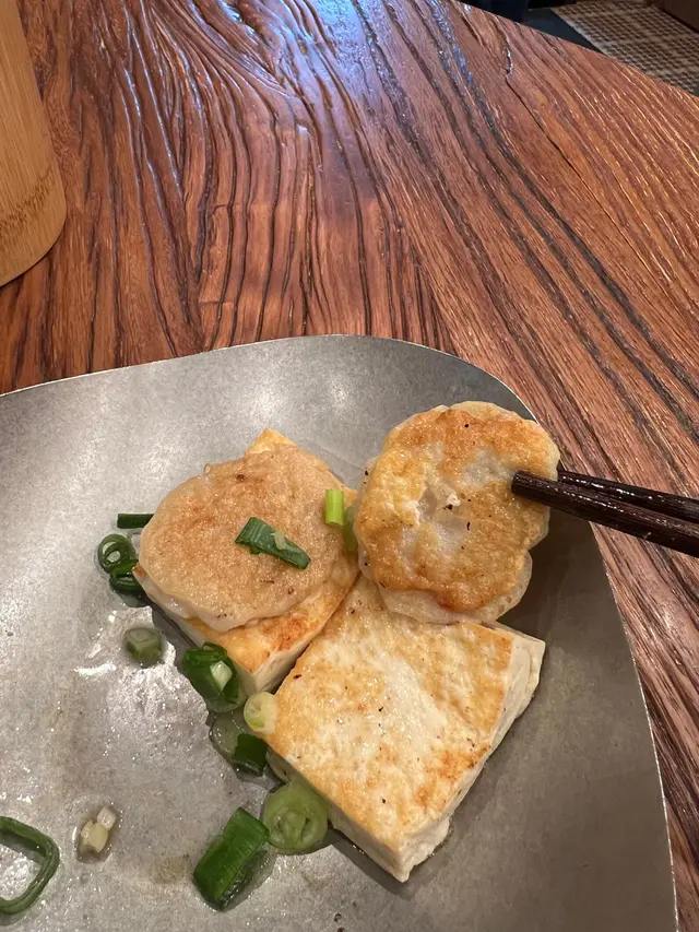 魚肉分離煎豆腐