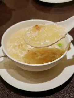 金腿蟹肉燴冬蓉羹