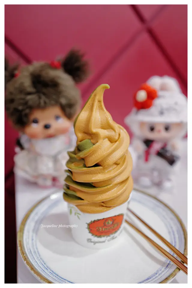 抹茶奶茶雙拼雪糕