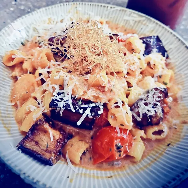 Gnocchi with tomato cream sauce