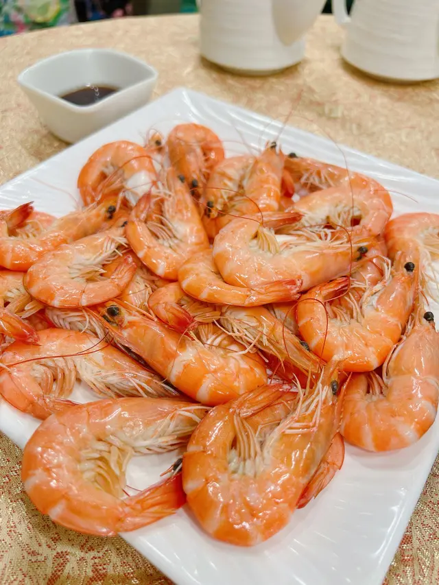 白灼海蝦