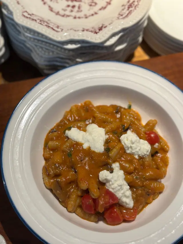 Homemade Malloreddus Melanzana