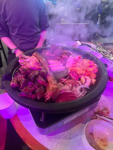 烤牛肋骨+五花肉+豬排