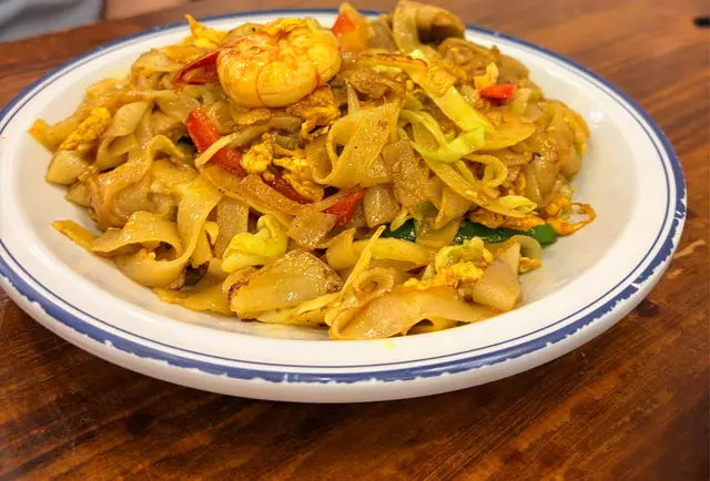 泰仔蝦豬肉炒河