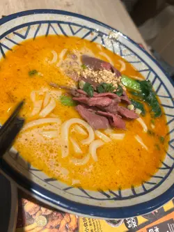 沙嗲牛肩胛粉絲轉烏冬