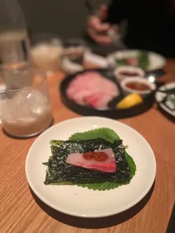 Yellowtail  Korean  sashimi