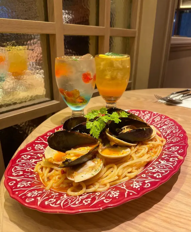 屋台風蒜香貝殼意粉