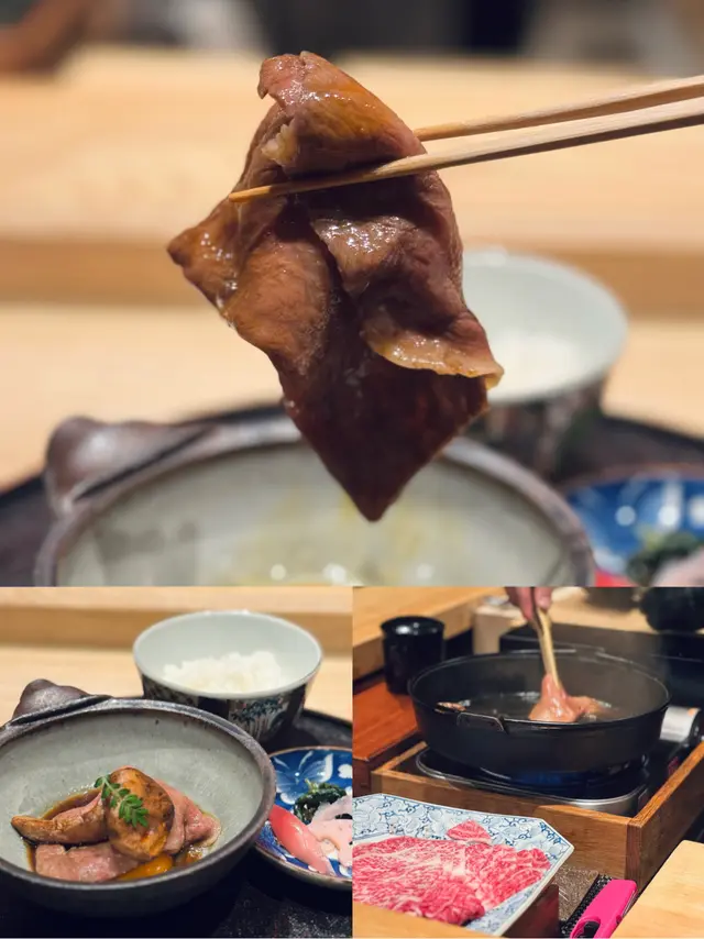 和牛里脊肉伴松茸壽喜燒