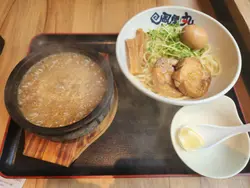 石燒濃厚雞🐓叉燒魚介味玉沾麵🍜