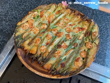 海鲜葱煎饼