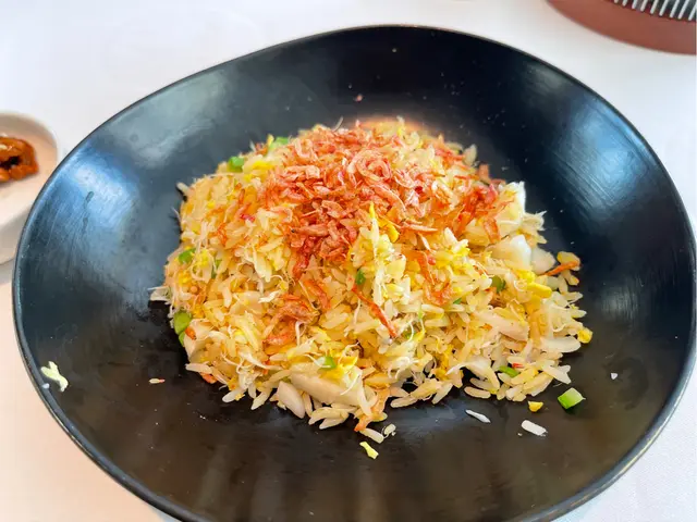 櫻花蝦帶子蟹肉炒飯