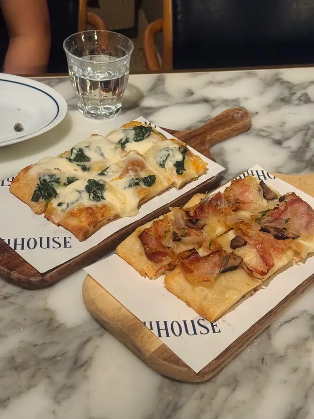 Guanciale and Quattro Formaggi