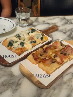 Guanciale and Quattro Formaggi